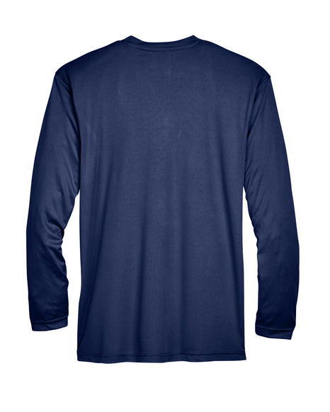 UltraClub Adult Cool & Dry Sport Long-Sleeve Performance Interlock T-Shirt