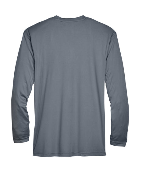 UltraClub Adult Cool & Dry Sport Long-Sleeve Performance Interlock T-Shirt