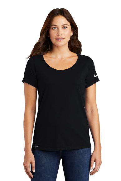 Nike Ladies Dri-FIT Cotton/Poly Scoop Neck Tee