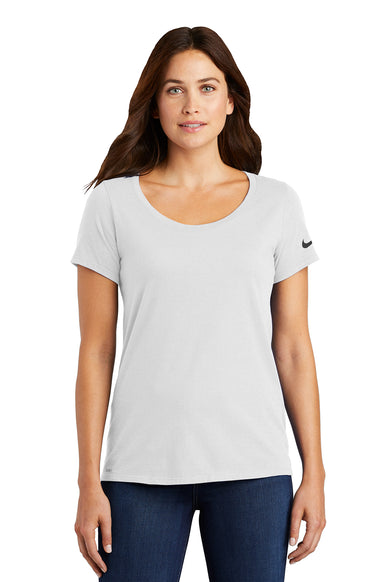 Nike Ladies Dri-FIT Cotton/Poly Scoop Neck Tee
