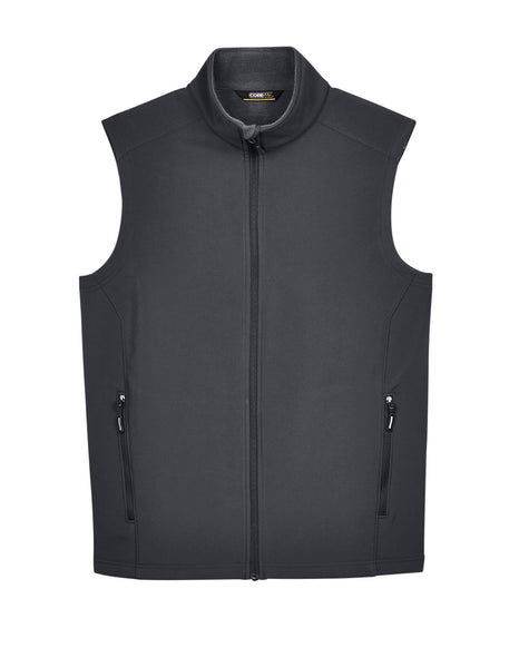 Core 365 Men's Cruise Two-Layer Fleece Bonded Soft Shell Vest