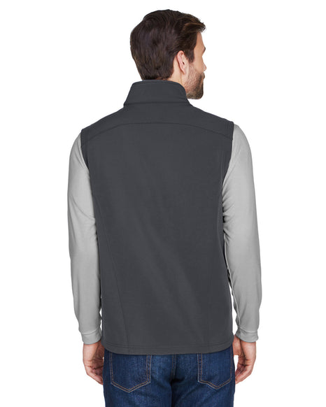 Core 365 Men's Cruise Two-Layer Fleece Bonded Soft Shell Vest