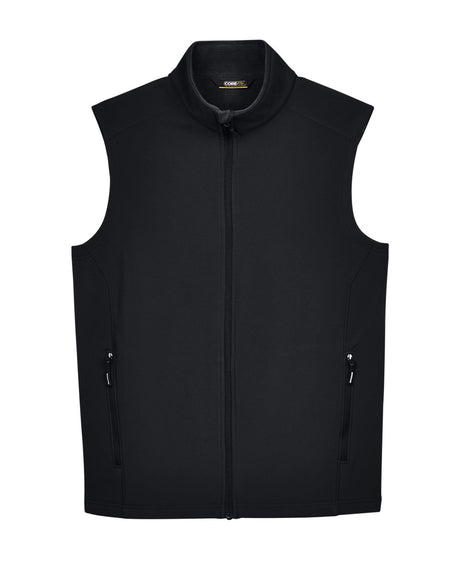 Core 365 Men's Cruise Two-Layer Fleece Bonded Soft Shell Vest