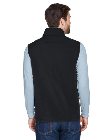 Core 365 Men's Cruise Two-Layer Fleece Bonded Soft Shell Vest