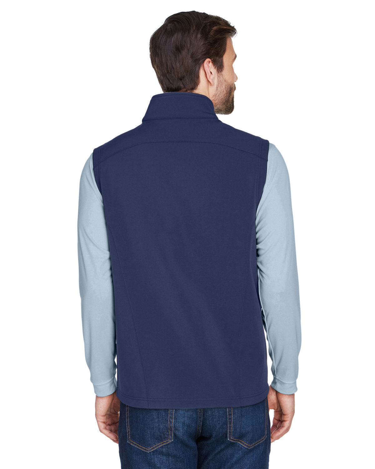 Core 365 Men's Cruise Two-Layer Fleece Bonded Soft Shell Vest