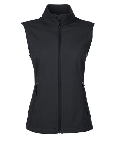 Core 365 Ladies' Cruise Two-Layer Fleece Bonded Soft Shell Vest