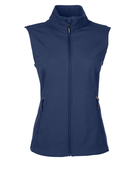 Core 365 Ladies' Cruise Two-Layer Fleece Bonded Soft Shell Vest
